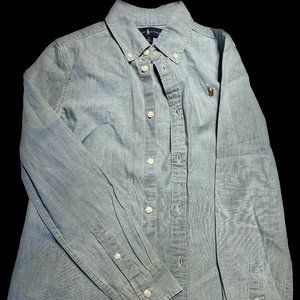 Ralph Lauren Boys' Button-Down Shirt Size: 12